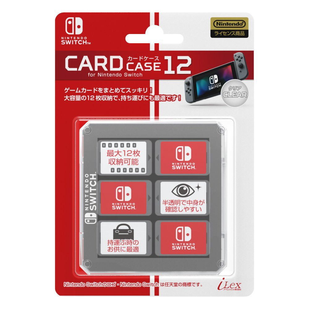 Nintendo Switch Card Case 12 (Clear) (Japan)