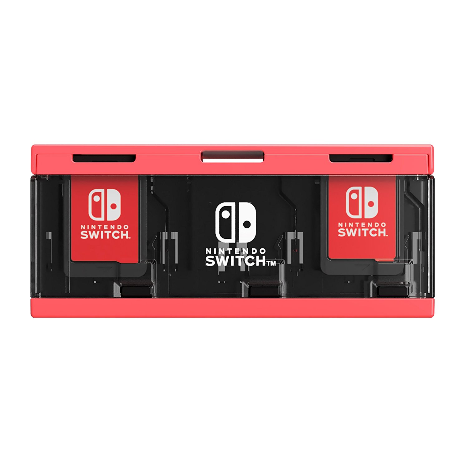 Push Card Case 6 for Nintendo Switch (Neon Red) (Japan)