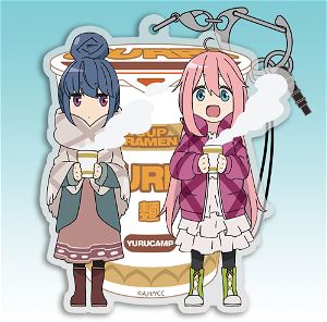 Yuru Camp - Rin and Nadeshiko Curry Noodles Acrylic Multi Keychain