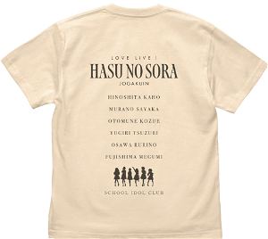 Hasunosora Girls' Academy School Idol Club: Hasunosora Girls' Academy T-shirt (Natural | Size XL)