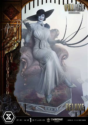 Throne Legacy Resident Evil Village 1/4 Scale Statue: Alcina Dimitrescu Deluxe Version