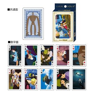 Laputa Castle In The Sky Scene-Filled Playing Cards