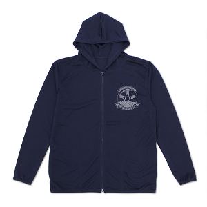 501st Joint Fighter Wing Strike Witches ROAD to BERLIN - Strike Witches Personal Mark Thin Dry Hoodie (Navy | Size M)
