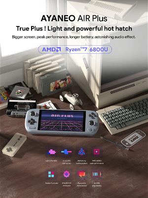 AYANEO AIR Plus AMD Ryzen 7 6800U 32G+1T (Starlight Black)