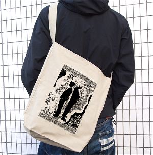 Kitarou Tanjou: Gegege no Nazo - Mizuki & Kitaro's Father Shoulder Tote Bag (Natural)