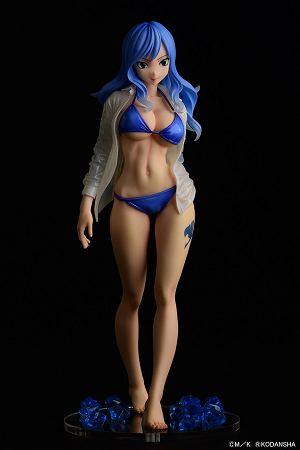 Fairy Tail 1/6 Scale Pre-Painted Figure: Juvia Lockser Gravure Style Wet See-through Shirt SP
