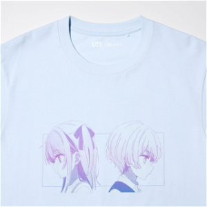 UT Oshi no Ko Graphic T-Shirt (Light Blue| Size L)