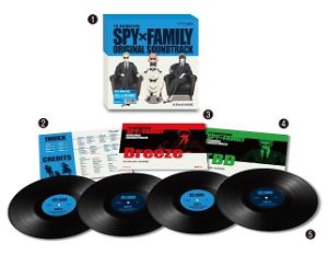 Spy x Family Original Soundtrack 4LP Box (Vinyl)