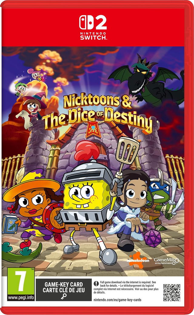Nicktoons & the Dice of Destiny Game Key Cart