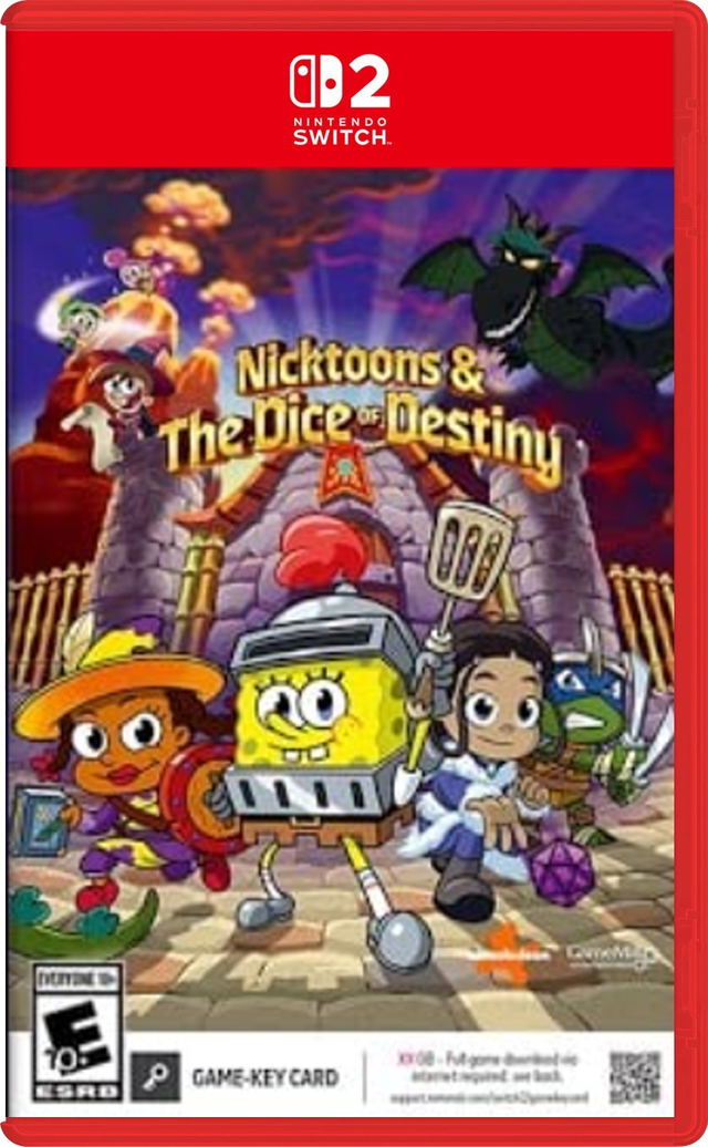 Nicktoons & the Dice of Destiny Game Key Cart