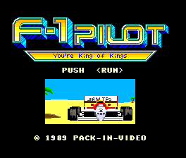 F-1 Pilot: You're King of Kings