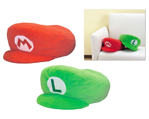 New Super Mario Bros. Hat Cushion: Mario