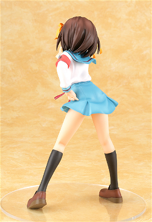 Suzumiya Haruhi no Yuutsu 1/8 Scale Pre-painted PVC Figure - Haruhi Suzumiya (School Uniform Ver.) (Re-Run)