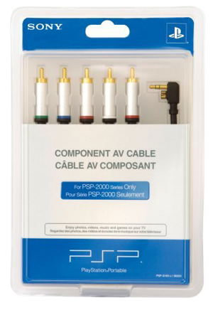 PSP PlayStation Portable Component AV Cable