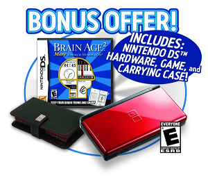 Nintendo DS Lite Brain Age 2 Bundle - 110V