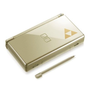 Nintendo DS Lite Gold with Legend of Zelda: Phantom Hourglass