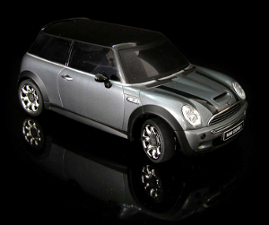 Iwaver FM 1/28 Digital Proportional RC Mini Cooper S II Silver (2008 Edition)