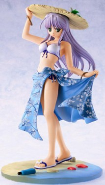 Brighter than Dawning Blue 1/8 Scale Pre-Painted PVC Figure: Feena Fam (Swimsuit Version)