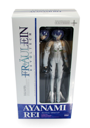 Fraulein Revoltech Series No. 008 - Neon Genesis Evangelion 1/10 Scale Pre-Painted PVC Figure: Ayanami Rei (Bandage Version)