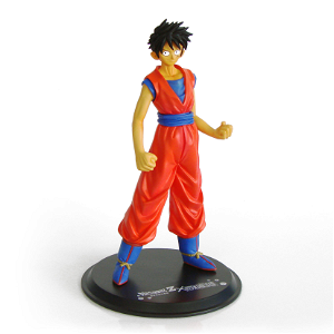 Dragon Ball Z x One Piece DX Non Scale Pre-Painted Figure: Luffy