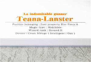 Magical Girl Lyrical Nanoha StrikerS 1/7 Scale Pre-Painted PVC Figure: Teana Lanster