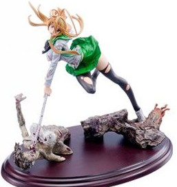 High School Of The Dead Non Scale Pre-Painted PVC Figure: Miyamoto Rei (Organic Version)