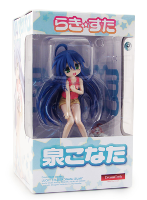 Dream Tech Lucky Star Non Scale Pre-Painted Figure: Izumi Konata (Wave Version)