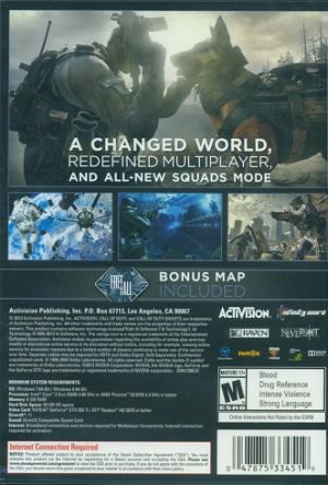 Call of Duty: Ghosts (Comes with Free Fall Dynamic Bonus Map) (DVD-ROM)