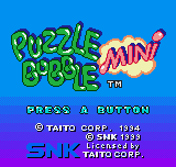 Puzzle Bobble mini