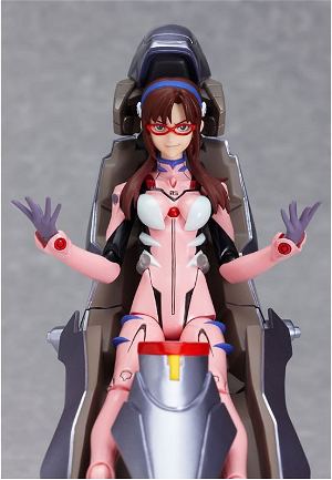 Neon Genesis Evangelion Rebuild of Evangelion Non Scale Pre-Painted PVC Figure: figma Makinami Mari New Plugsuit Ver.