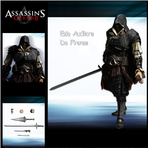 Assassin's Creed 2 Play Arts Kai Pre-Painted Action Figure: Ezio Auditore Da Firenze (Re-run)