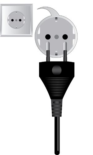 USB AC Adaptor with 2 USB cables