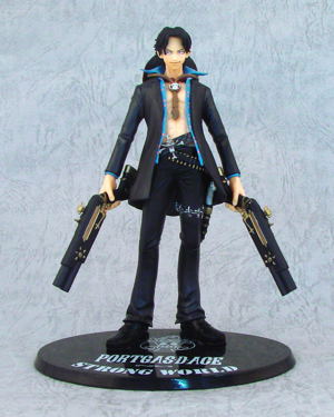 One Piece Figuarts Zero Non Scale Pre-Painted PVC Figure: Portgas D Ace Strong World Ver.