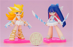 Twin Pack+ Panty & Stocking with Garterbelt Non Scale Pre-Painted PVC Figure: Panty & Stocking with Heaven Coin (Angel Ver.)