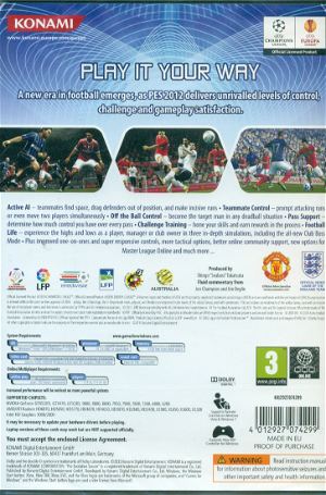 Pro Evolution Soccer 2012 (DVD-ROM)