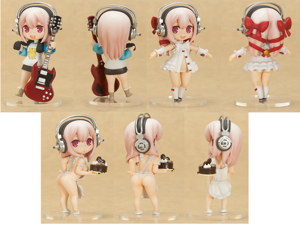 Nitro Super Sonic – Super Sonico Collection x Mota Choco Ochi Non Scale Pre-Painted PVC Figure Set