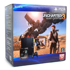 PlayStation3 Slim Console - Uncharted 3: Drake's Deception Value Pack (HDD 320GB Black Model) - 220V