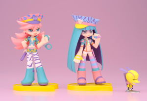 Twin Pack+ Panty & Stocking with Garterbelt Non Scale Pre-Painted PVC Figure: Panty & Stocking with Chuck + galaxxxy