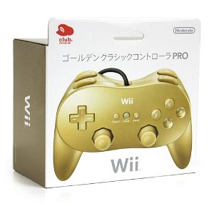 Wii Classic Controller Pro (Gold) [Club Nintendo Limited Edition]