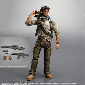 Uncharted 3 Play Arts Kai Non Scale Pre-Painted PVC Figure: Nathan Drake