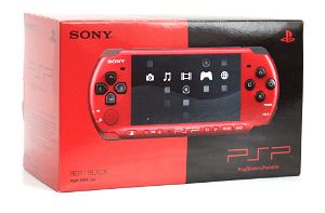PSP PlayStation Portable Slim & Lite - Black & Red (PSP-3006XRB)