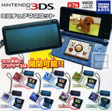 Mini Nintendo 3DS + Game Mascot Pre-Painted Gashapon