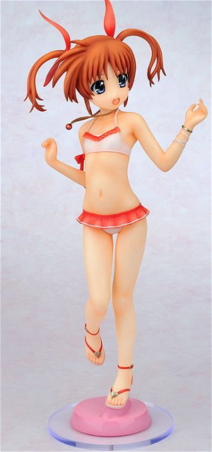 Magical Girl Lyrical Nanoha The Movie 1st 1/4 Scale Pre-Painted  PVC Figure: Takamachi Nanoha Swimsuit Ver. (Re-run)