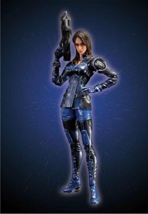 Square Enix Mass Effect Play Arts Kai Pre-Painted Figure: Ashley Williams