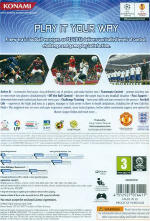 Pro Evolution Soccer 2012 (Classics) (DVD-ROM)