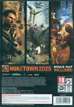 Call of Duty: Black Ops II (w/ Bonus Map Nuketown 2025) (DVD-ROM)