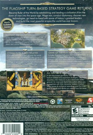 Sid Meier's Civilization V: Game of the Year Edition (DVD-ROM)