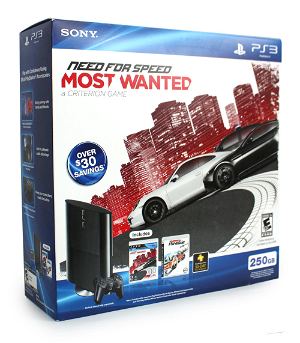 Sony Playstation 3 (250GB) Holiday Bundle - Need For Speed: Most Wanted and Burnout Paradise
