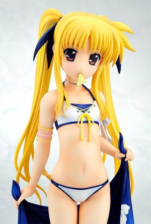 Magical Girl Lyrical Nanoha The Movie 1st 1/4 Scale Pre-Painted  PVC Figure: Fate Testarossa Swimsuit ver.