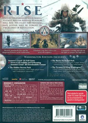 Assassin's Creed III: The Tyranny of King Washington (Full English) (DVD-ROM)